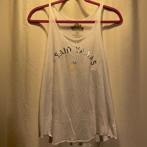 Bride I said Yes bridal tank top shirt white bachelorette party